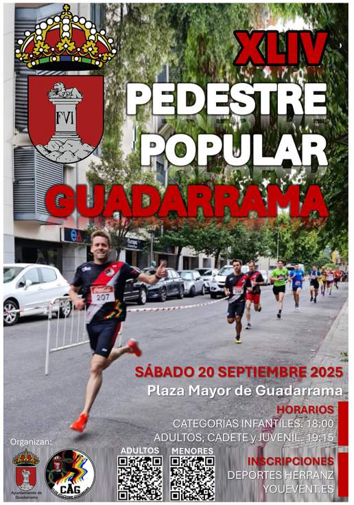 Cartel de la Pedestre Popular de Guadarrama