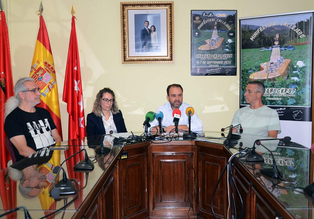 Presentación del festival de música callejera Guadarockpop