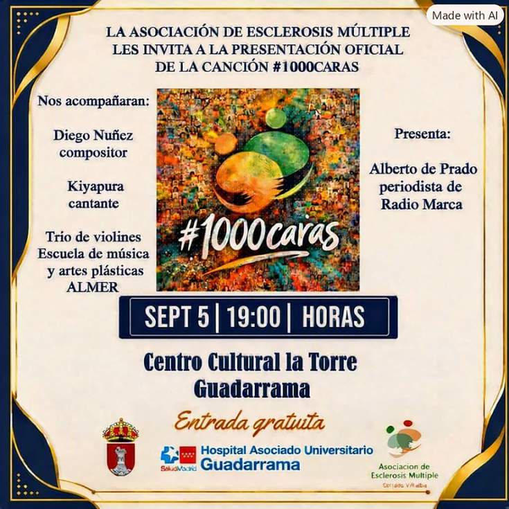 Cartel presentación #1000Caras
