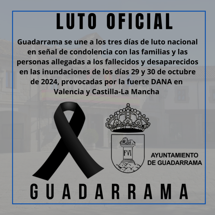 Luto oficial  Guadarrama