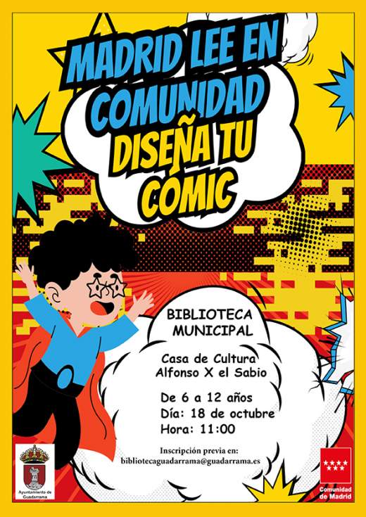 Cartel del taller de la biblioteca