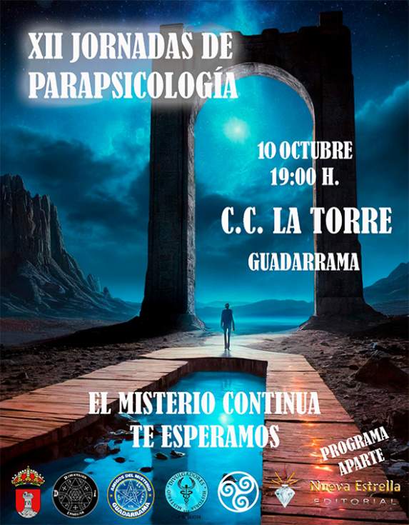 Cartel Jornadas Parapsicología Guadarrama