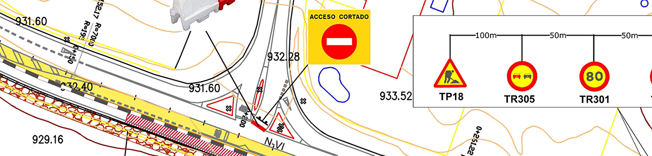 Desde mañana, lunes 13 de octubre, no estará permitido el giro en la Nacional VI hacia Alpedrete, por obras