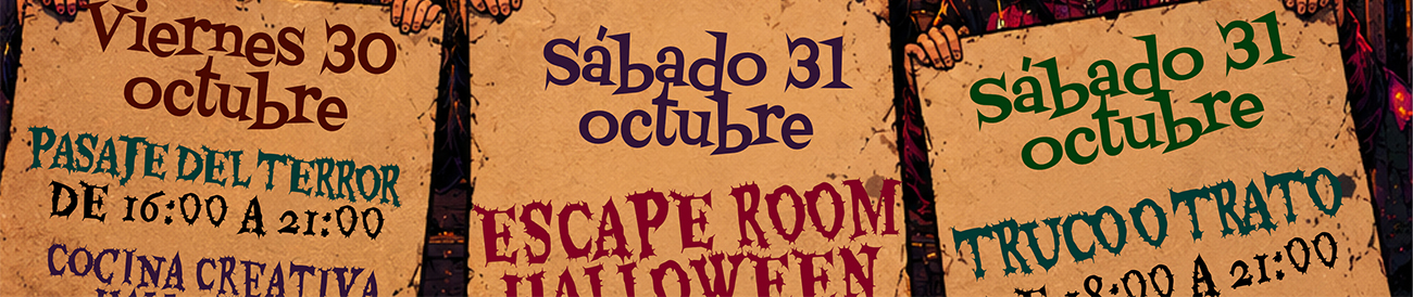 El SEJUVE propone un divertido Halloween con scape room, truco o trato y pasaje del terror