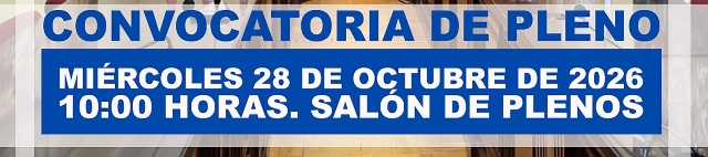 Guadarrama celebra ma&ntilde;ana mi&eacute;rcoles 28 su sesi&oacute;n ordinaria de Pleno correspondiente al mes de octubre