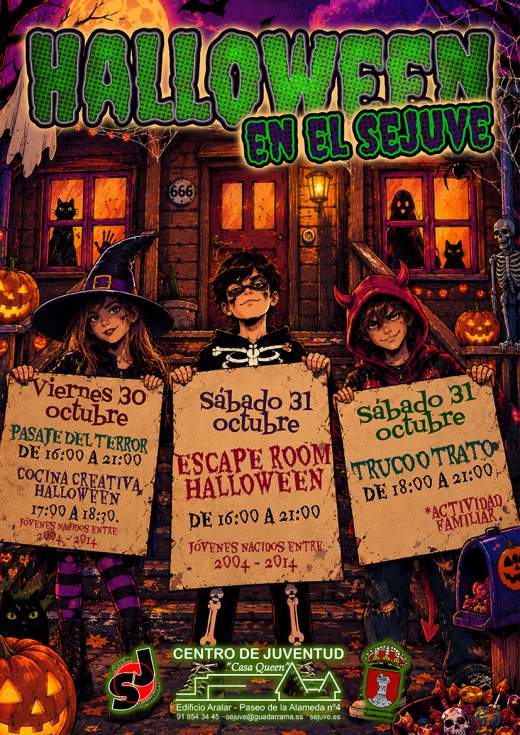Halloween en el Sejuve de GUadarrama