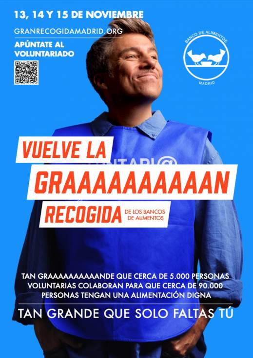 Guadarrama se une a la Gran Recogida 2026 del Banco de Alimentos de Madrid buscando voluntarios