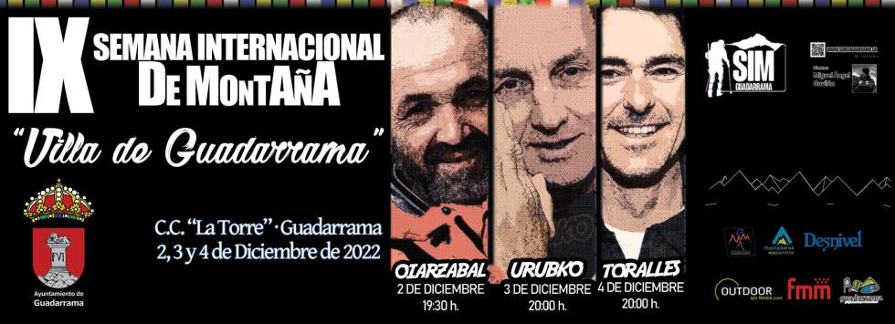 Cartel de la IX edición de la Semana Internacional de Montaña