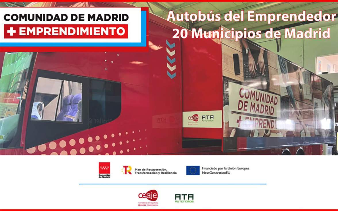 Autobús de emprendimiento de la Comunidad de Madrid