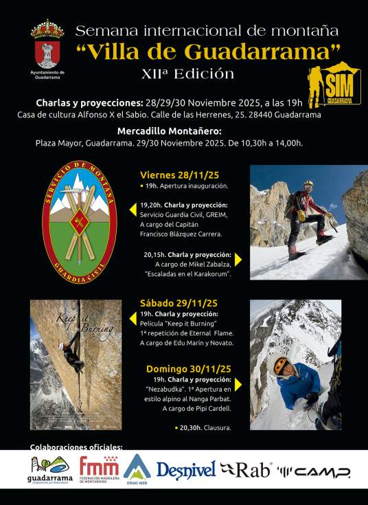 Cartel Semana Internacional de Montaña de Guadarrama