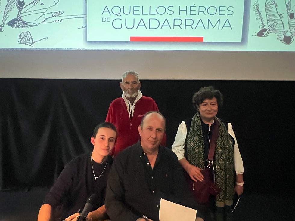 Presentacion del libro Aquellos héroes de Guadarrama