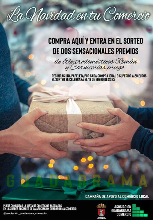 Cartel la Navidad en tu comercio