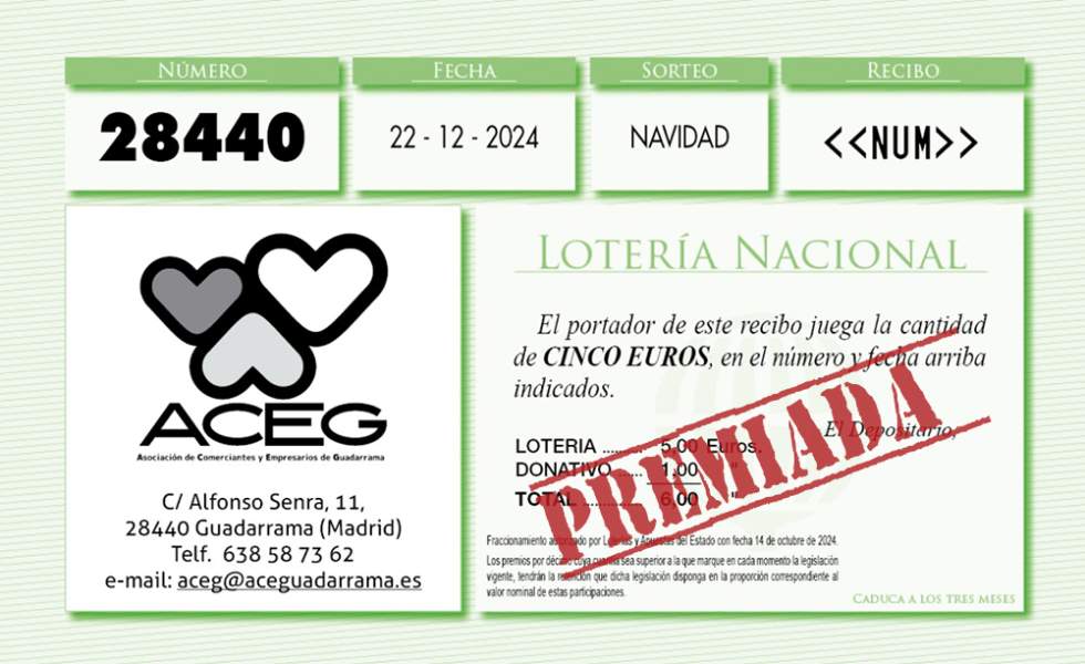 Loteria Navidad ACEG