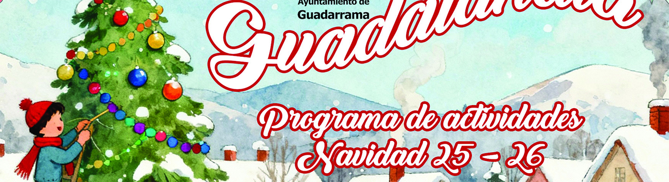 Presentado el programa de actividades para disfrutar de la Navidad en Guadarrama