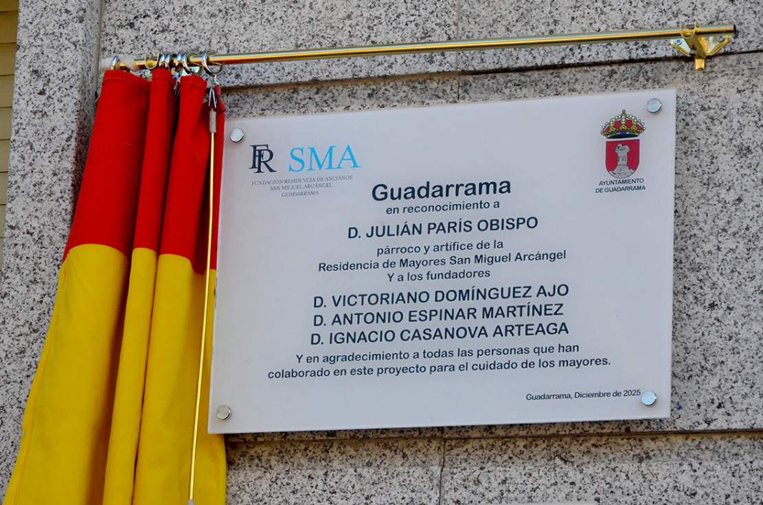 Placa Fundadores Residencia San Miguel Arcángel