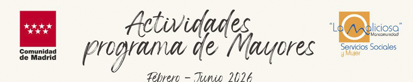 La Mancomunidad La Maliciosa publica la nueva oferta de talleres de Mayores para 2026