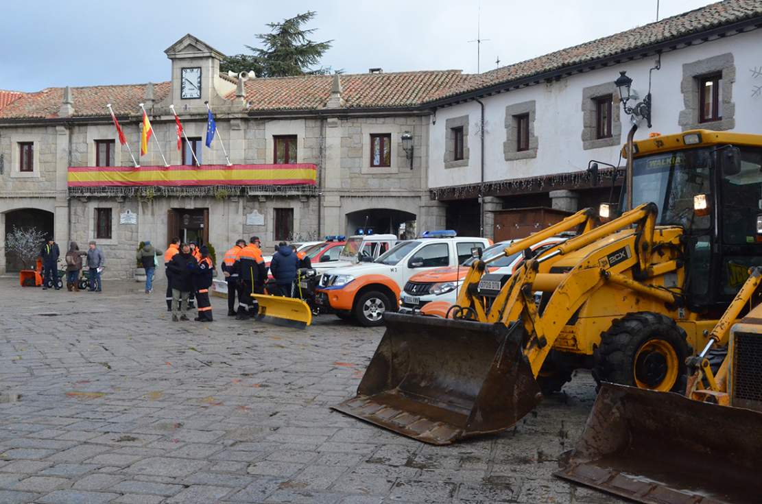 MEDIOS DE INCLEMENCIAS INVERNALES EN GUADARRAMA